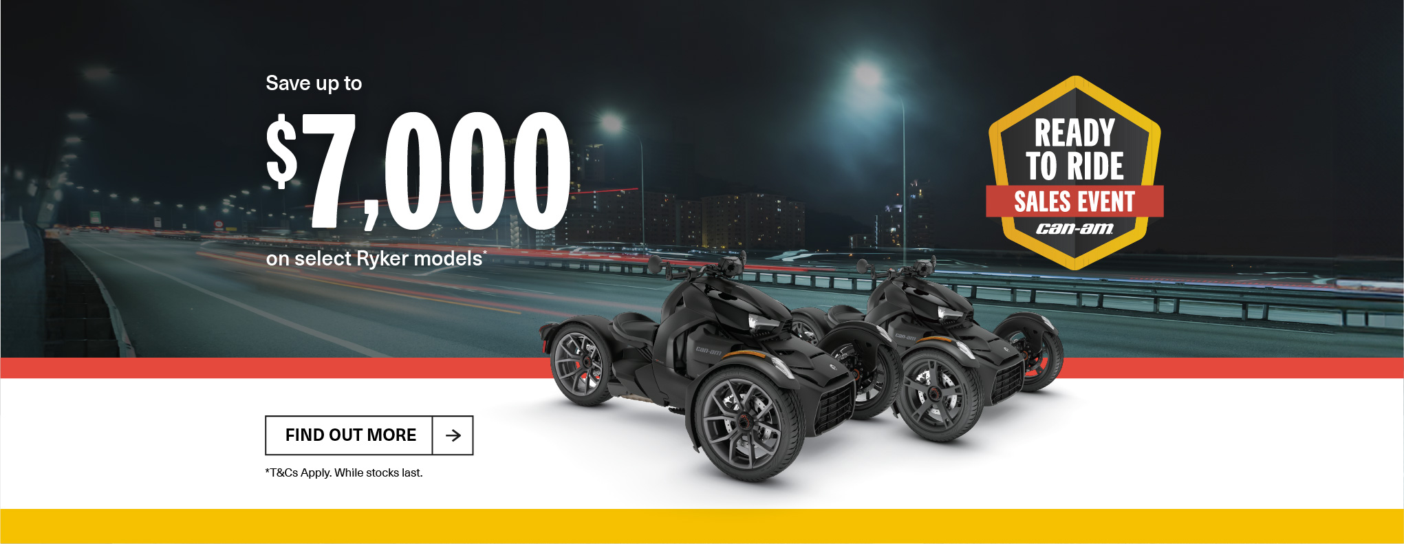 AU Can-Am On-Road - Q4 Retail Program 2025 Ryker