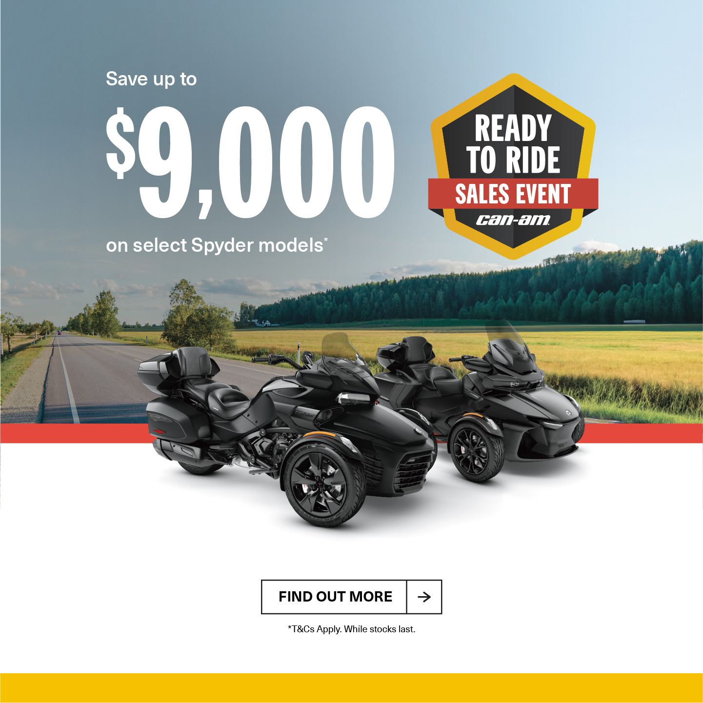 AU Can-Am On-Road - Q4 Retail Program 2025 Spyder